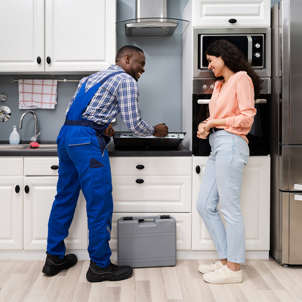 can you provide an estimate for cooktop repair before beginning any work in Curtisville